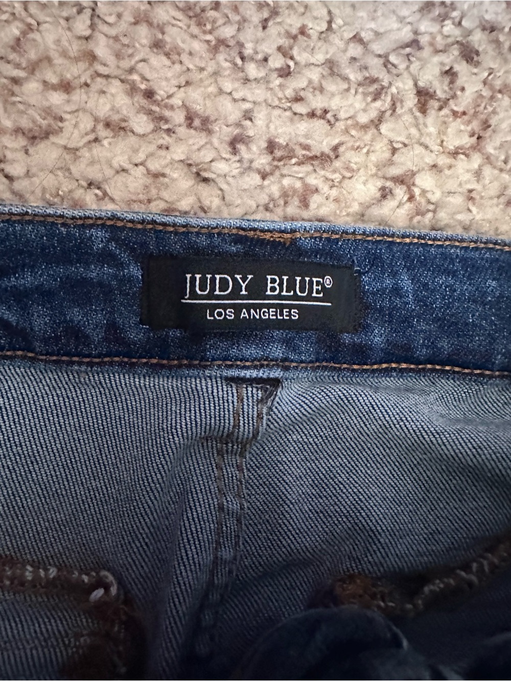 Judy Blue size 14W Wide Leg Cargo Jeans in Dark Blue - Women's Comfort Fit - Picture 2 of 7